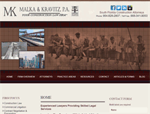 Tablet Screenshot of mkpalaw.com